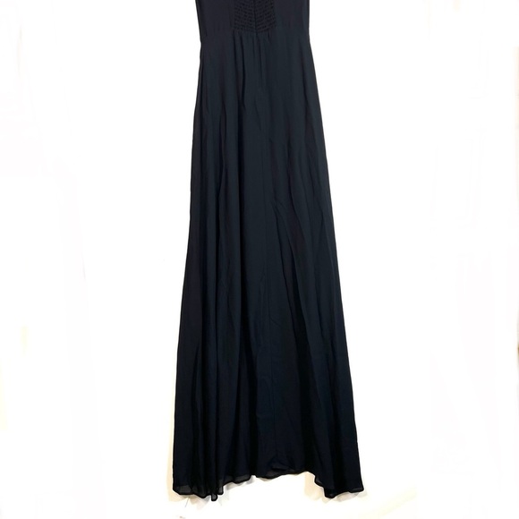 NWT Reformation Amaryllis Maxi Dress Black Size 0 - Picture 11 of 13